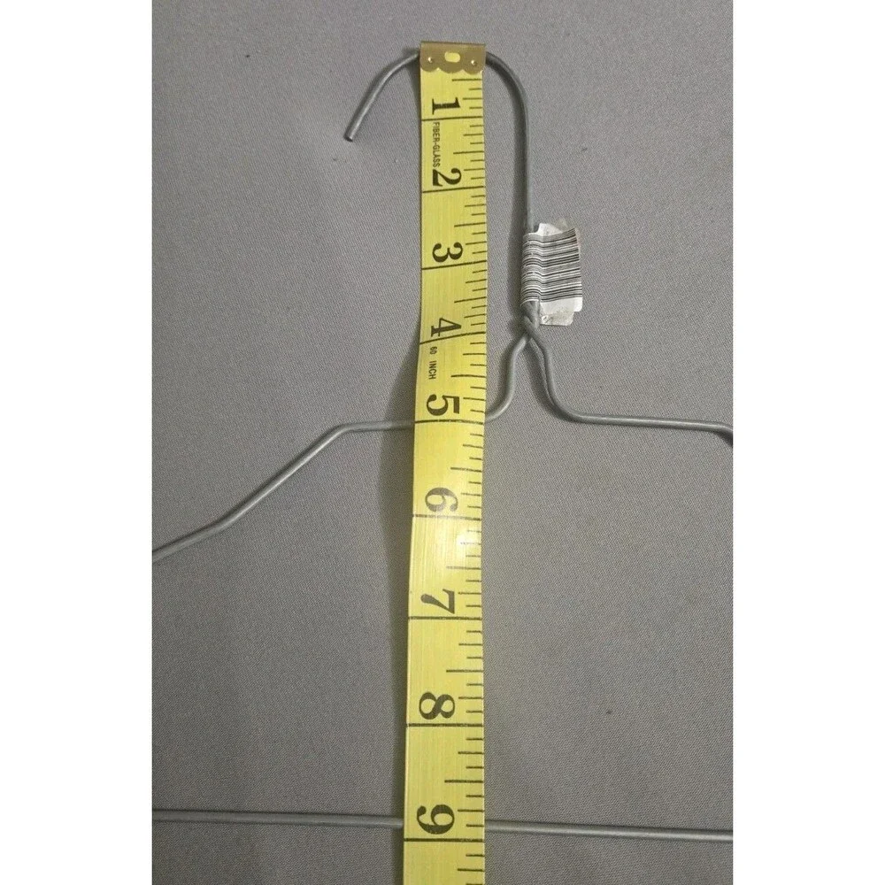 Metal Wire Hangers 25 Pack Uniform Clothes Adult Heavy Duty Silver Industrial